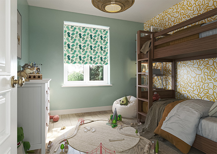 Roarsome, Green - Roller Blind - Image 7